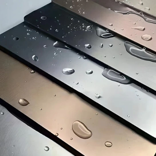 Metal Fırçalı Yapışkan Panel